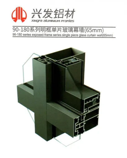 Curtain Wall 90-180 Series Curtain Wall (65 mm) 7 13_90_180_series_exposed_frame_series_single_piece_glass_cutain_wall_65_mm