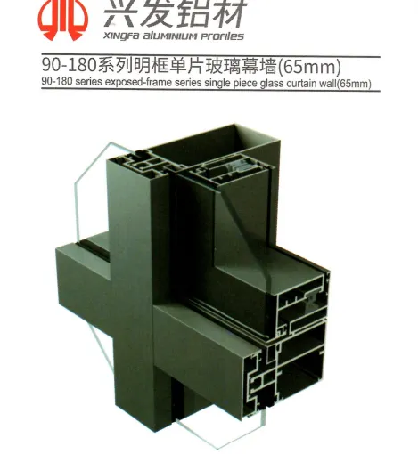 Curtain Wall 90-180 Series Curtain Wall (65 mm) 7 13_90_180_series_exposed_frame_series_single_piece_glass_cutain_wall_65_mm